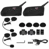 2 zestawy EJEAS V6 Pro intercom kask motocyklowy