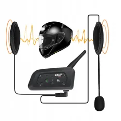2 zestawy EJEAS V6 Pro intercom kask motocyklowy
