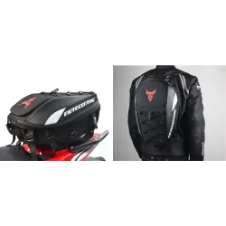 Plecak motocyklowy torba na siedzenie 2w1