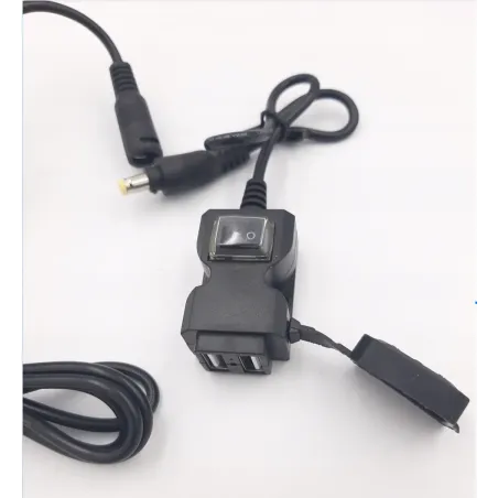 Ładowarka 2x usb motocyklowa podwójna PREMIUM