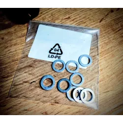 Podkładki do Przewodów hamulcowych aluminiowe uszczelniające 10 sztuk