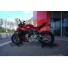 Stojak motocyklowy na kółkach składany na tył pod motocykl podnośnik