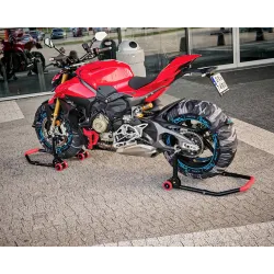 Stojak motocyklowy składany na tył pod motocykl podnośnik MOTOWOTOM