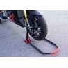 Stojak motocyklowy motocykla komplet przód i tył pod wahacz i lagi