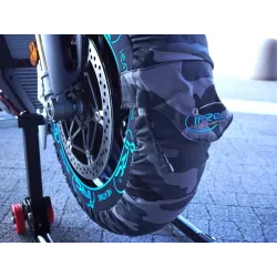 Stojak motocyklowy składany na przód pod motocykl podnośnik