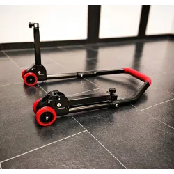 Stojak motocyklowy składany na przód pod motocykl podnośnik