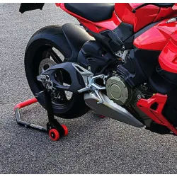 Stojak motocyklowy składany na przód pod motocykl podnośnik