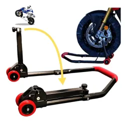 Stojak motocyklowy składany na przód pod motocykl podnośnik