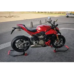 Stojak motocyklowy składany na przód pod motocykl podnośnik