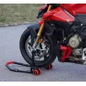 Stojak motocyklowy składany na przód pod motocykl podnośnik