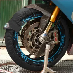 copy of Heated Tire Warmers for Motorcycle Tires IRC Griglia