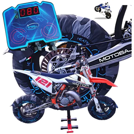 Digitally Controlled Heated Tire Warmers for Motorcycle Tires IRC