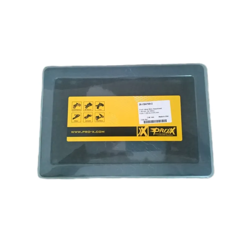 Zestaw płytek zaworowych PROX 7.48 1.225 - 3.475 (138 szt.) HONDA HUSQWARNA KAWASAKI SUZUKI YAMAHA