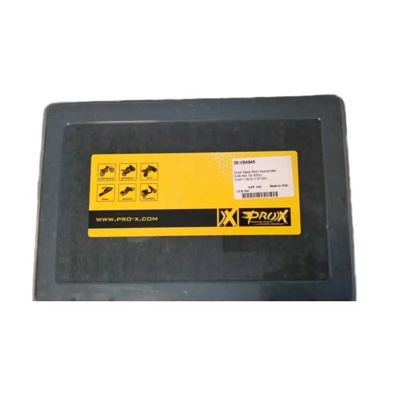 Zestaw płytek zaworowych PROX 9.48 1.20 - 3.50 (141 szt.) HONDA HUSQWARNA KAWASAKI SUZUKI YAMAHA